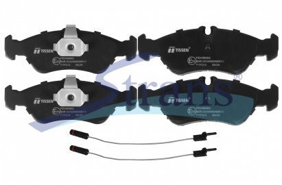 Колодки гальмівні MB SPRINTER 2-T (901, 902)/SPRINTER 3-T (903)/SPRINTER 4-T (904), VW LT 28-35 II/LT 28 156.4*54.8*18.5MM зад. PDV00003 — TISSEN — 26KV0003P TS