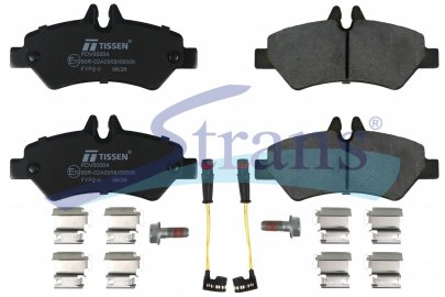 Колодки гальмівні MB SPRINTER, VW CRAFTER 1.8-3.5 >2006 136.9*63.1*19.8MM зад. (з датчиком зносу) PDV00004 — TISSEN — 26KV0004P TS
