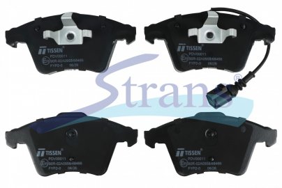 Колодки гальмівні VW CALIFORNIA/MULTIVAN/TRANSPORTER T4/T5/T6 перед. PDV00011 — TISSEN — 26KV0015P TS