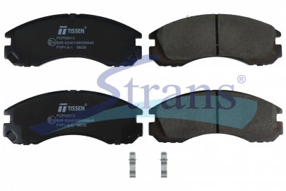 Колодки гальмівні + монтажні аксесуари CITROEN C-CROSSER, DODGE STEALTH, MITSUBISHI 3000/ECLIPSE/GALANT/L200/L400/LANCER/PAJERO, PEUGEOT 4007 перед. PDP00013 — TISSEN — 26KP0018P TS