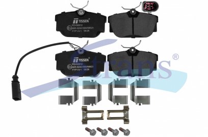 Колодки гальмівні VW CALIFORNIA T4 CAMPER/SHARAN/TRANSPORTER T4 1990-2003 зад. PDV00012 — TISSEN — 26KV0016P TS