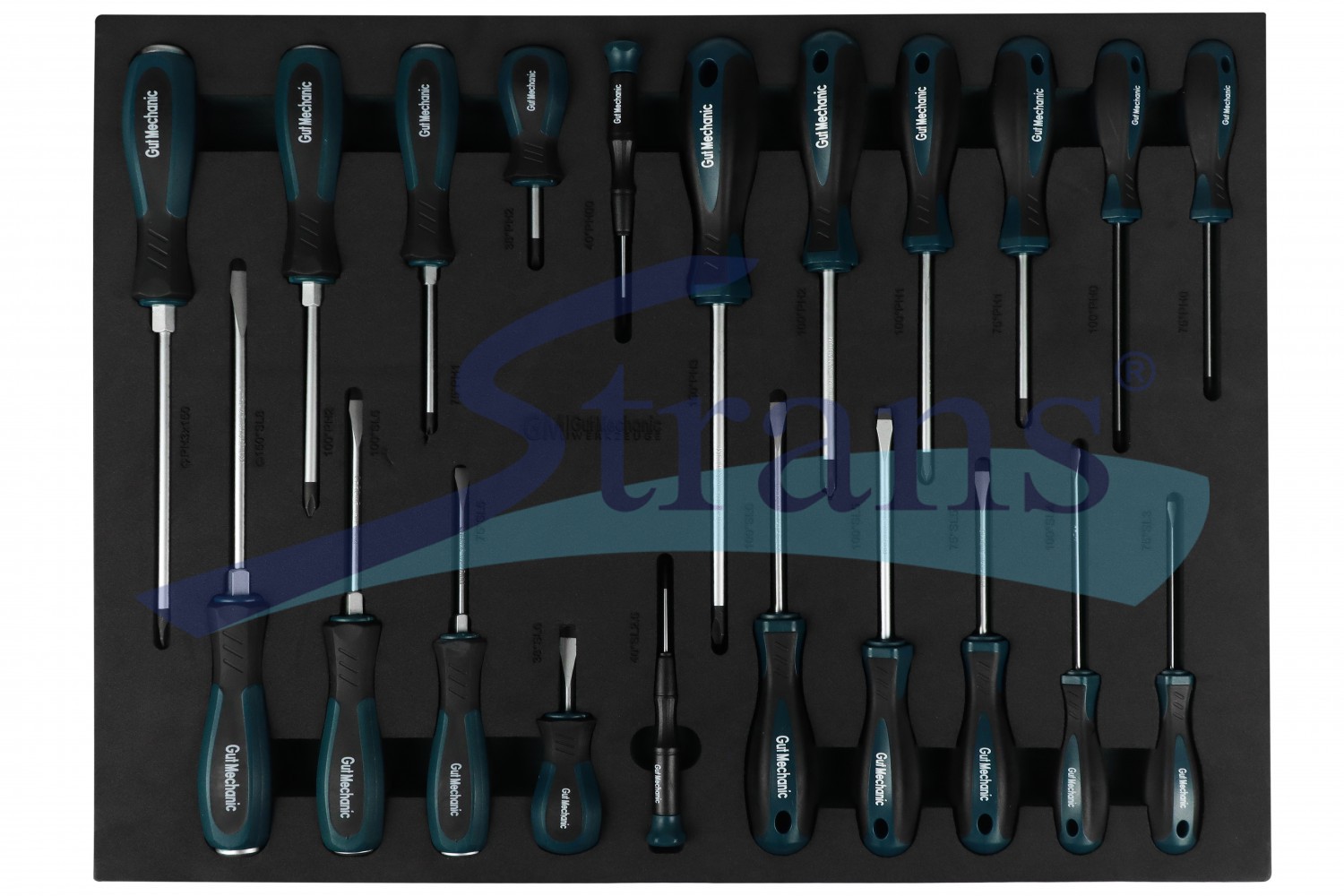 НАБІР ВИКРУТОК В ЛОЖЕМЕНТІ GUT MECHANIC 21ШТ STS10021