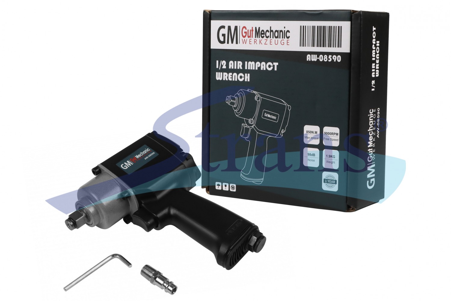 пневматичний гайковерт GUT MECHANIC AW-08590