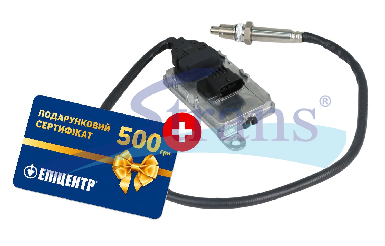 Датчик газів вихлопних (NOx) GEN2.8 VOLVO FM11/FM12/FM13, RENAULT KERAX/MAGNUM/PREMIUM 24V L-600MM — за каталізатором — 12EV2026N SP